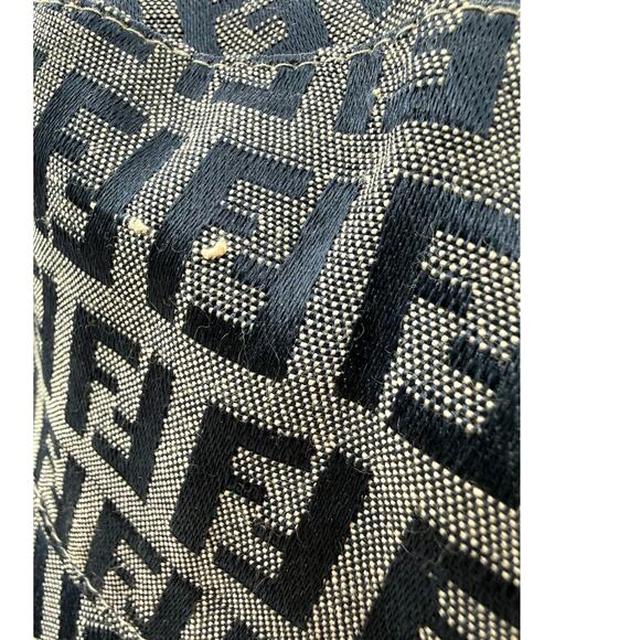 Fendi FF Dark Blue Jacquard Bucket Hat No Size Tag main image 11